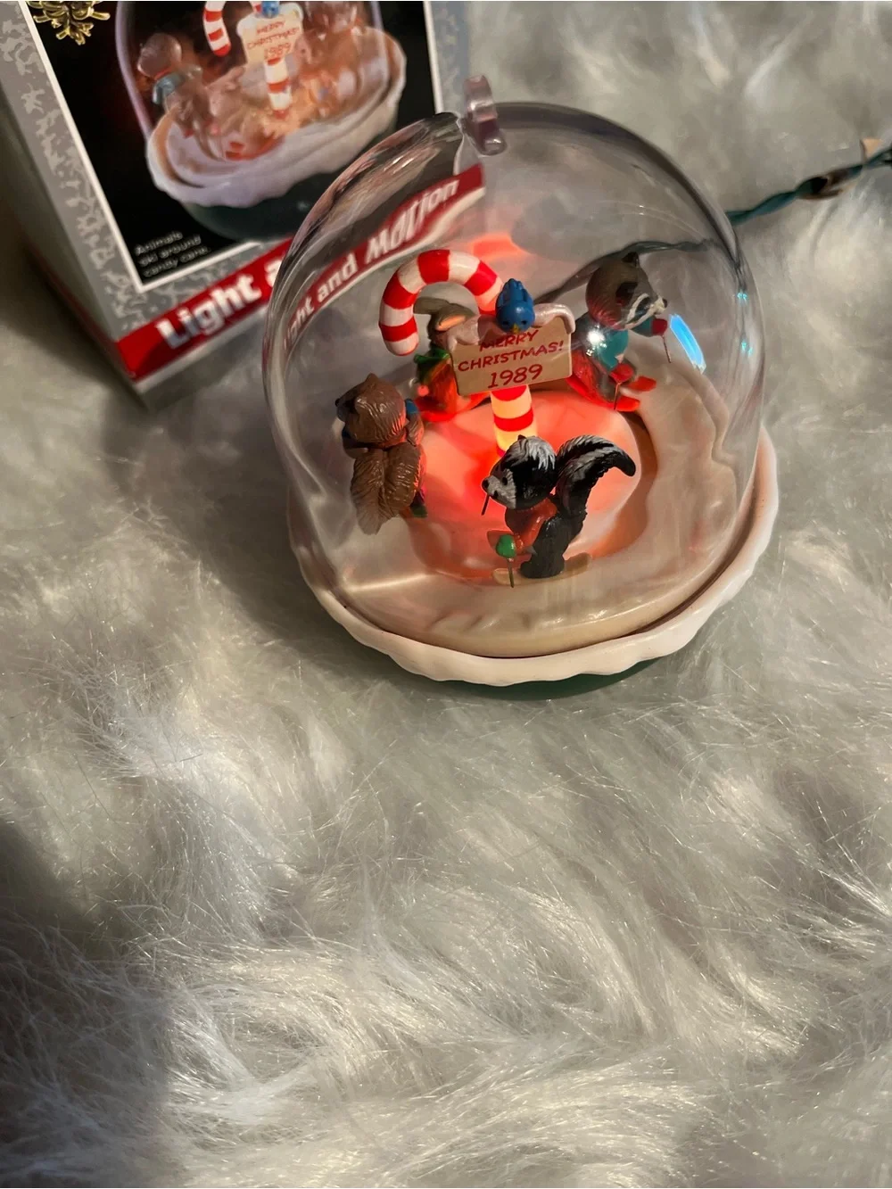 Forest Frolics Holiday Snow Globe